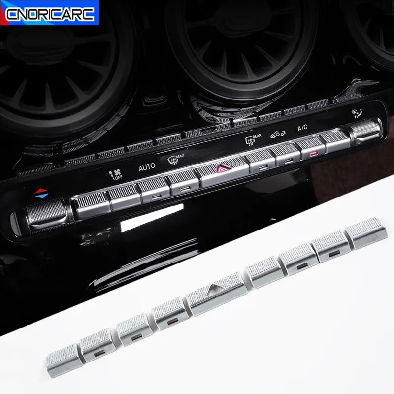 

Автомобильная консоль, кнопки для кондиционера, отделка с блестками для Mercedes Benz A Class W177 B Class W247 C118 GLA GLB X247 2020-2021