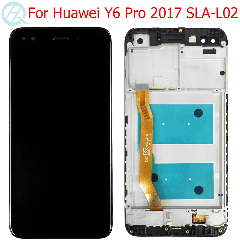 Оригинальный ЖК дисплей с рамкой для Huawei Y6 Pro 2017 5 0 дюйма P9 Lite Mini сенсорным экраном