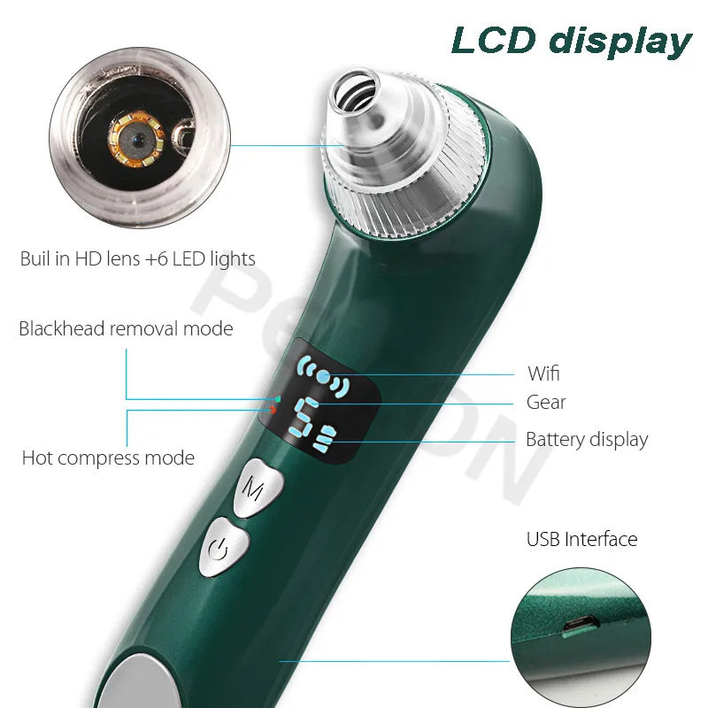 Визуальный Инструмент для удаления чёрных точек вакуумный аппарат очистки пор