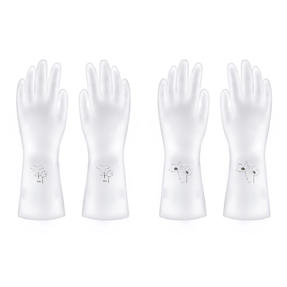 1 pair 1 Pair Kitchen Cleaning Gloves Thin Household Durable Waterproof Dishwashing Glove Cleaning Rubber Tools Kitchen Accessories - Цвет: 1 pair