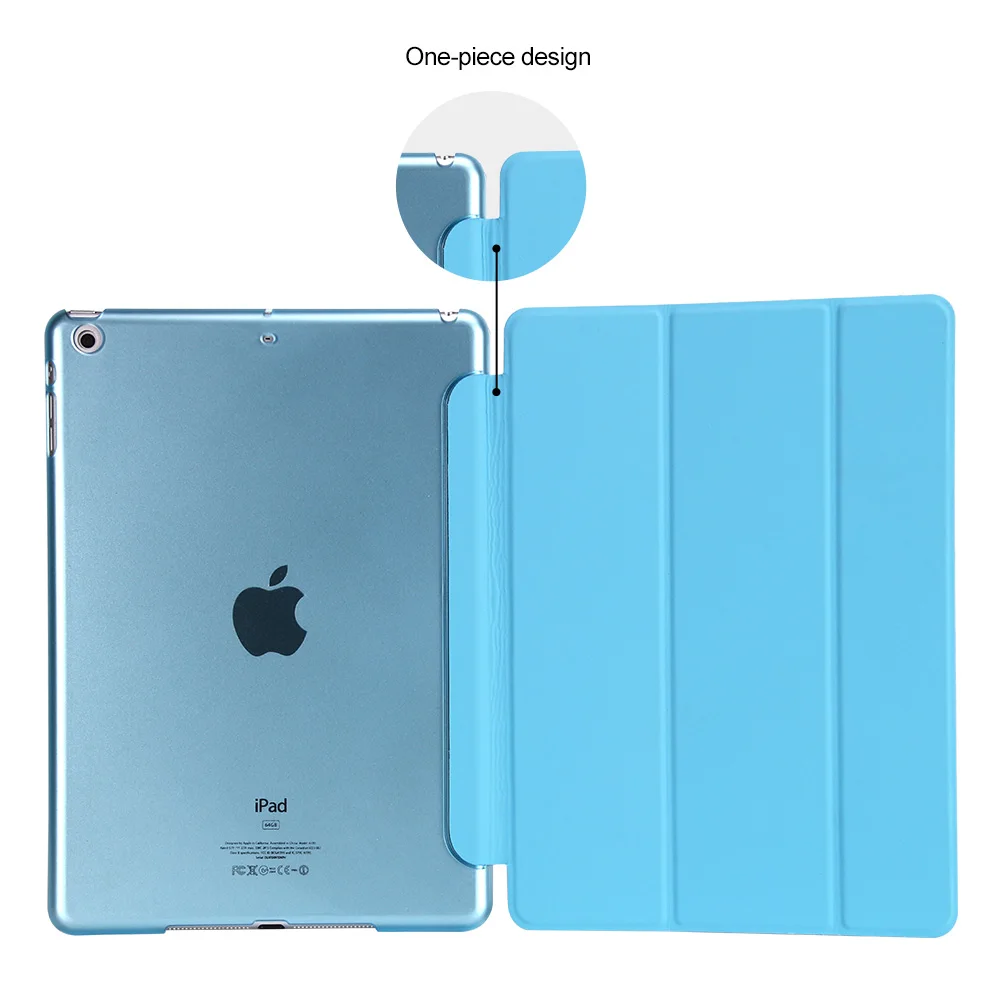 Новый чехол для iPad 9 7 дюйма 2017 2018 5 го и 6 поколения прозрачный умный из