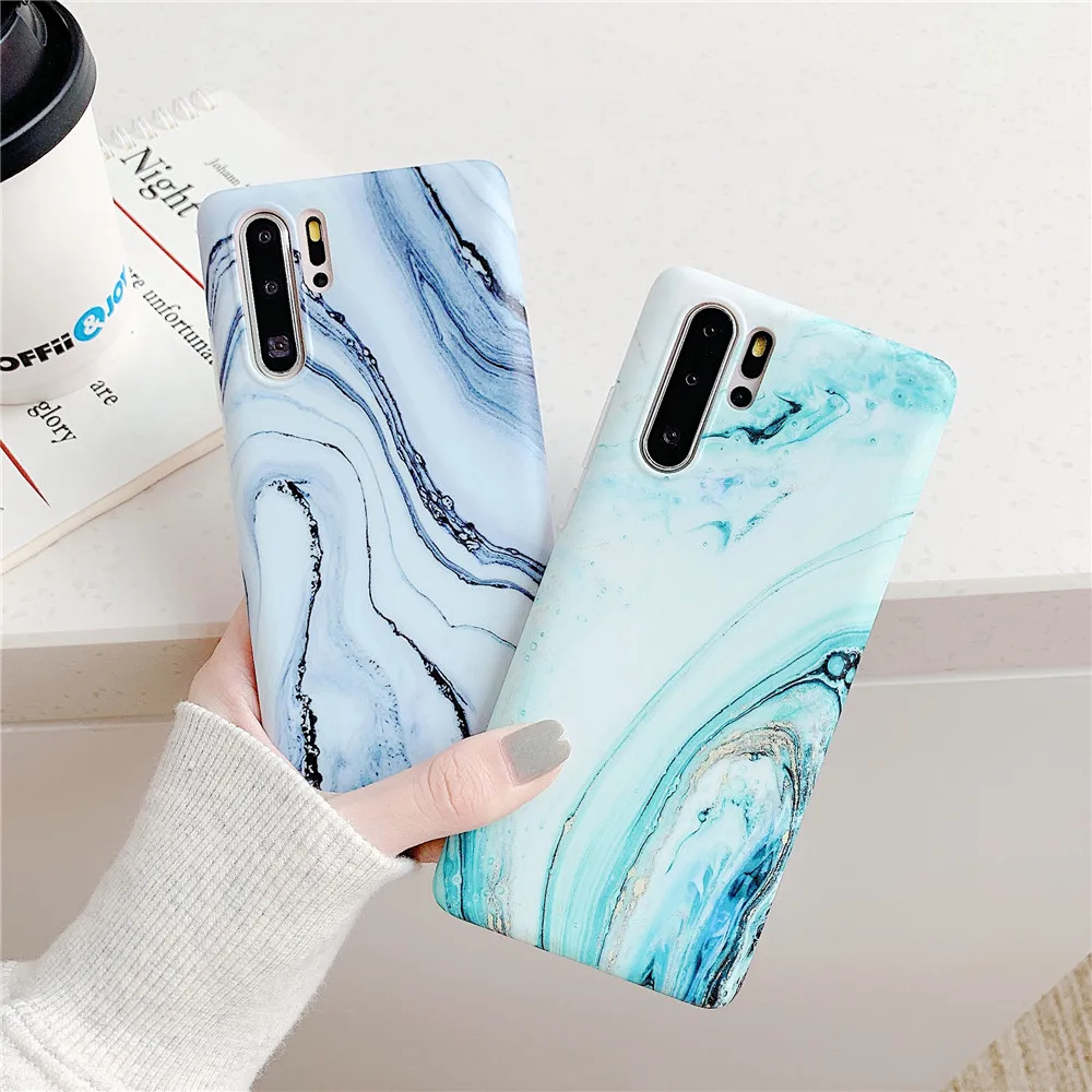 Чехол для телефона Huawei P30 P20 Mate 30 20 Lite Pro роскошный гранитный камень мраморная