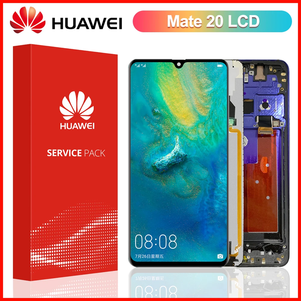 Оригинальный дисплей 6 53 дюйма для Huawei Mate 20 ЖК сенсорный экран дигитайзер в сборе