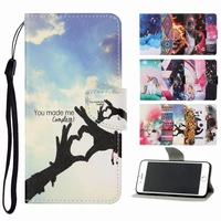 kids book style phone cover for wallet apple iphone 12 se 2020 xr x xs 11 pro max 6 6s 7 8 plus patterned flip case etui p20f