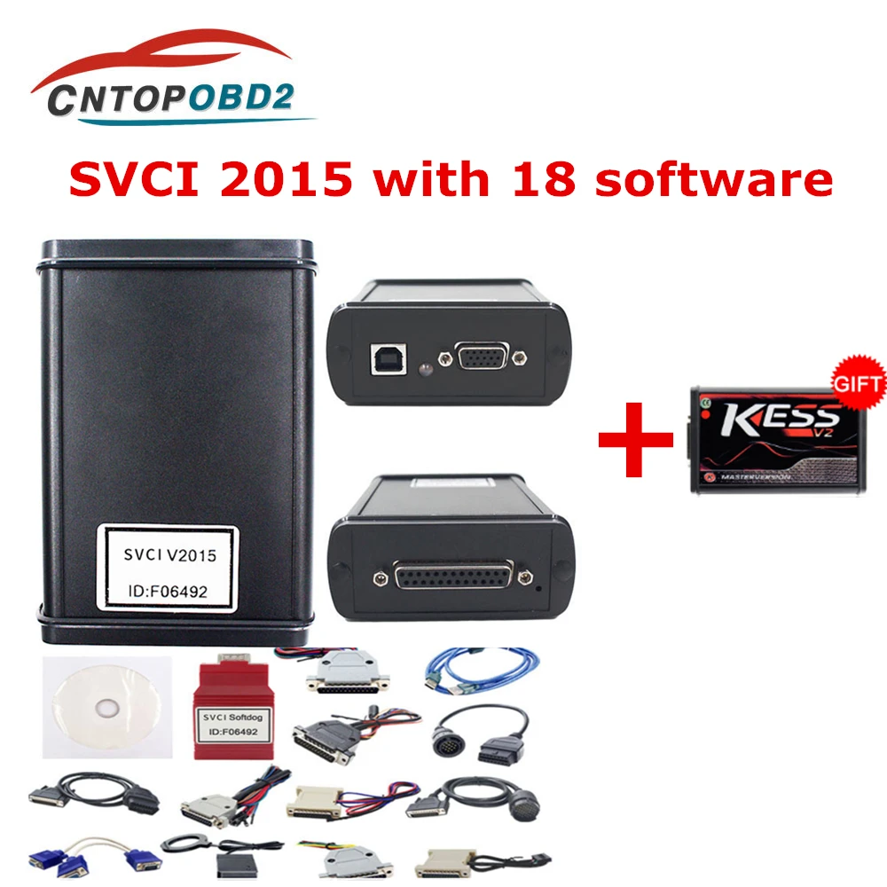 2015 программатор ключей SVCI ABRITES Commander OBD2 функция VVDI2 V диагностический инструмент