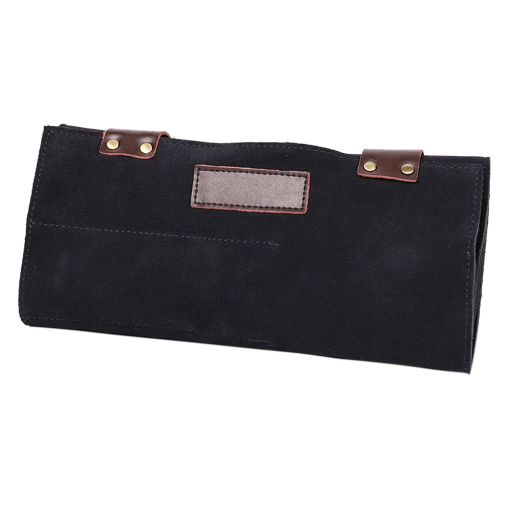 Парикмахерские кожаные ножницы сумка для салона расчески складной рулон резки