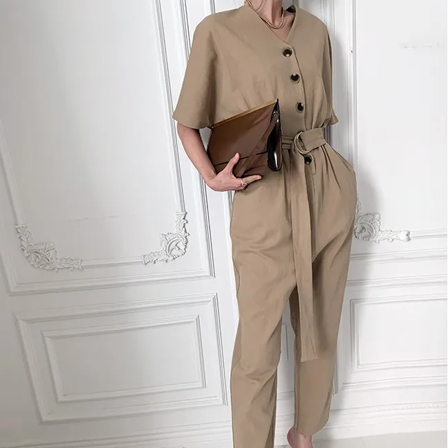 

2021 New Summer Women Jumpsuit Traf Bodysuit Womens Overalls Female Jumpsuits Rompers Mujer Sexy Short Sleeve Bodycon Skinny Tee