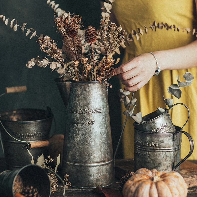 KINGLANG американская Ретро старинная английская печать кованые железные цветы