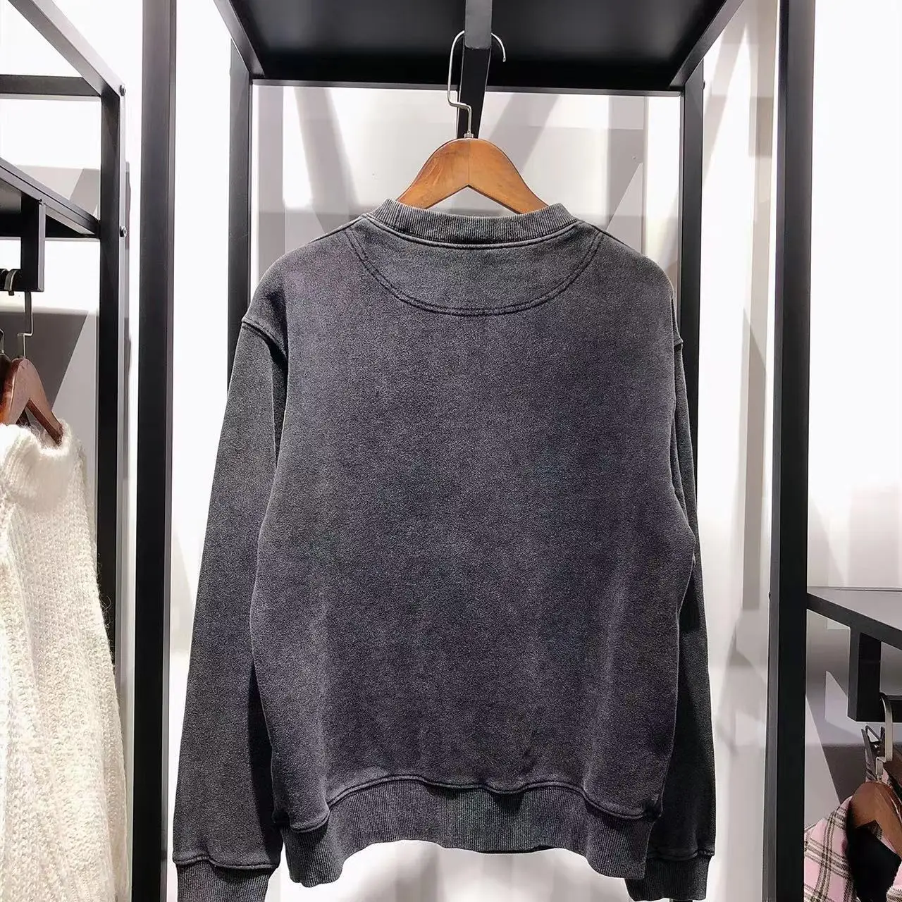 

Women Fashion Letters Sweatshirt Cotton Long Sleeve Sport All-Match Autumn 2021 New Ladies Casual Pullover Tops