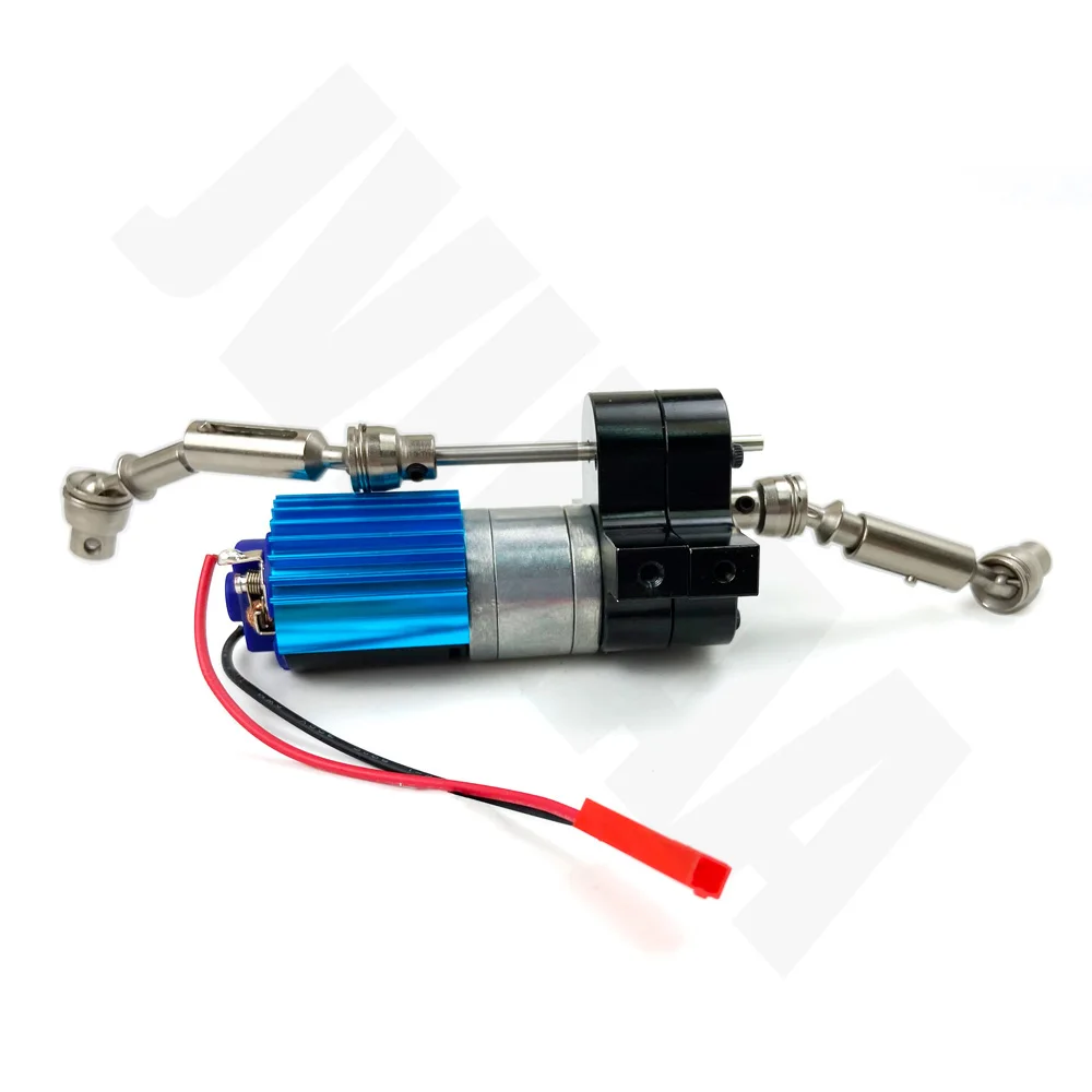 Caja de cambios de Metal 370, Motor de cepillo con eje de transmisi&oacute;n para WPL C14 C24 B24 B36 MN D90 MN99S RC, actualizaci&oacute;n de coche, accesorios-4