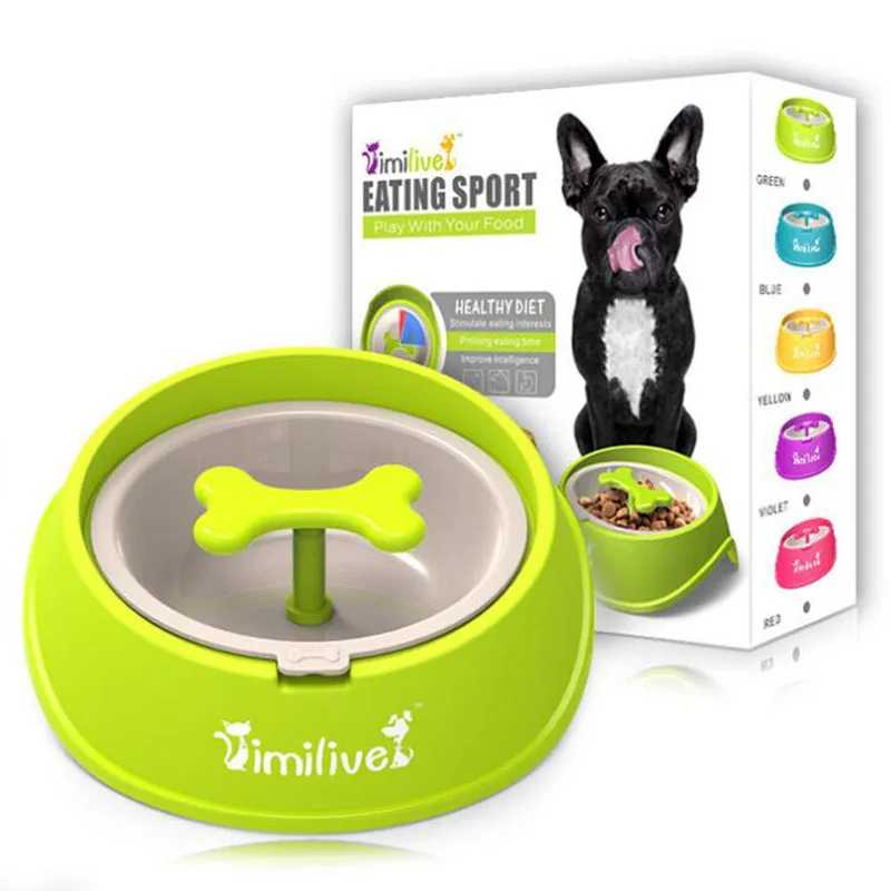 Миска для домашних питомцев забавная миска питьевой воды в форме кости кормления