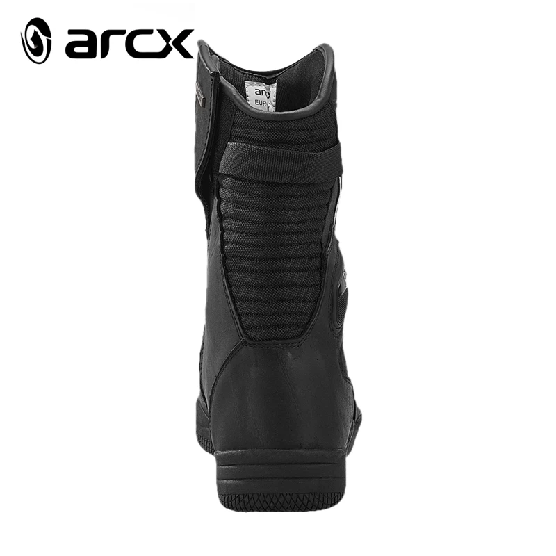 Мужские мотоциклетные ботинки Arcx рыцари из мягкой кожи гоночные обувь Велоспорт
