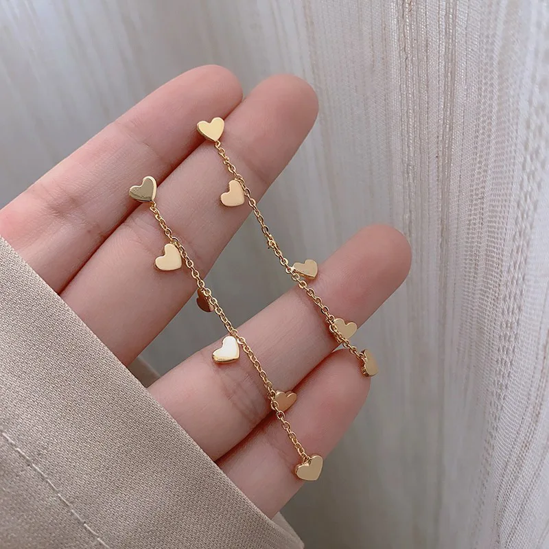 

Sweet literary retro wild net red long temperament tassel earrings fashion earrings