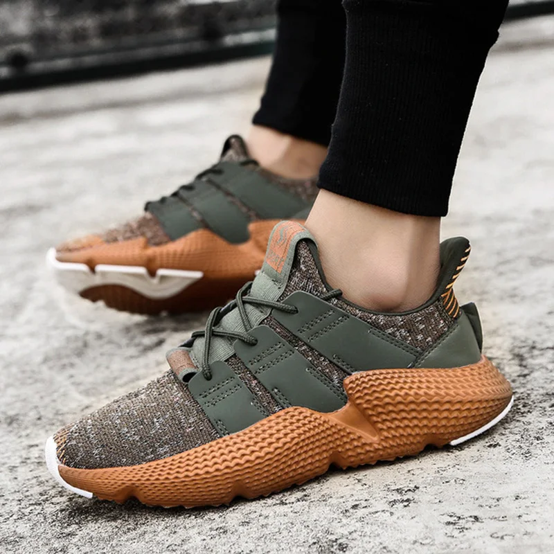 UPUPER Lightweight Men Sneakers Breathble Mesh Lace-up Shoes Adults Fashion Spring Autumn Cheap | Спорт и развлечения