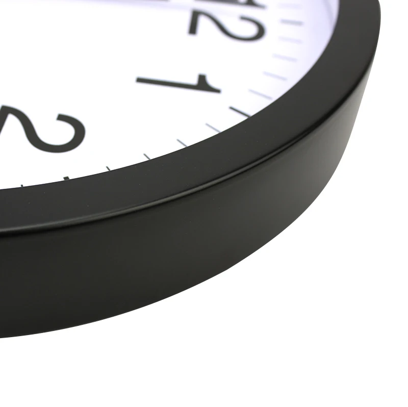 

MAX HOME Wall Clock Modern Home Decor Living Room Needle Round Wall Clock 14 Inch Silent Night Lights Glowing Decorative Clock