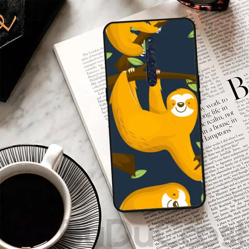Nope Not Today Ленивец для Oppo Reno2 Z 2Z A1k 3s 71 83 Realme5 XT R9S Plus 15 17 Pro F11 11pro |