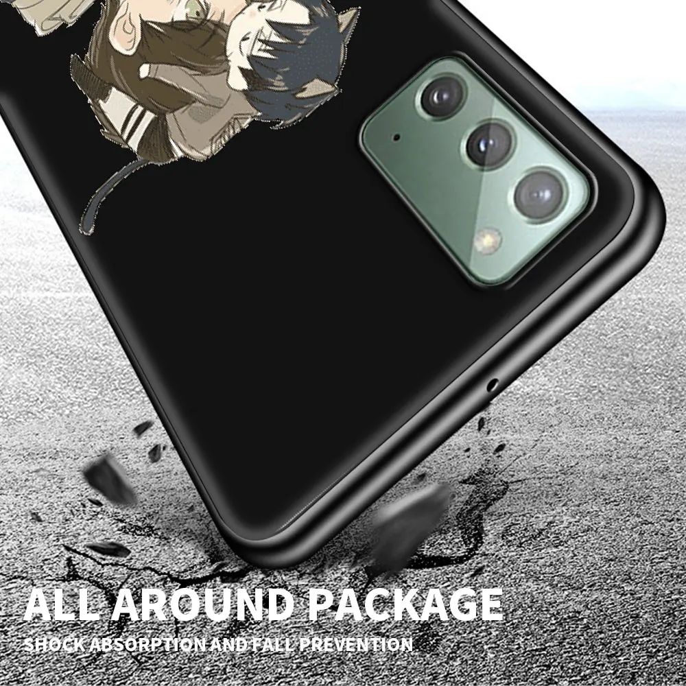 

Case for Samsung Note 20 Ultra Cover Soft Shell for Galaxy M51 M31 M21 Note 10 Plus 9 8 Fundas Cute Attack On Titan Amine