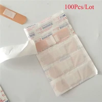 100pcs waterproof band aid set breathable wound adhesive paster band aid bandages for home travel first band aid kit supplies