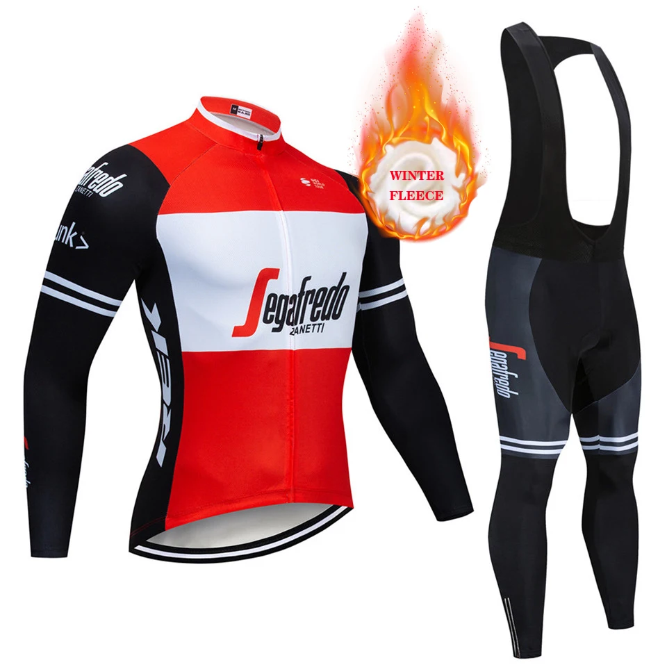 

Winter Fleece 2022 Mens Cycling Jersey Set Mountian Bicycle Clothes Wear Ropa Ciclismo Racing Bike Clothing Cycling Set