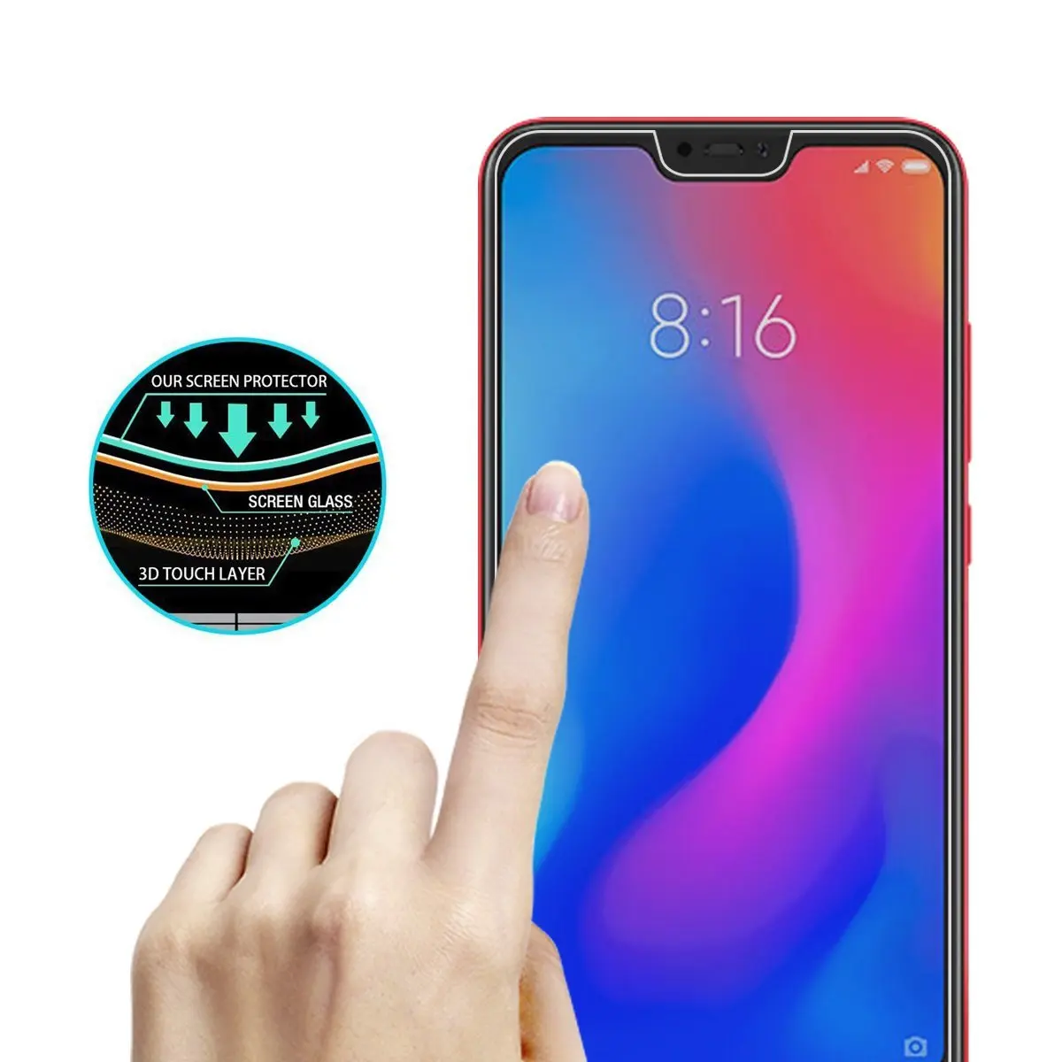 Защитное стекло на Honor 8 Lite закаленное для Huawei 8X Max S 8C Pro Honor8 lite 8pro X8 C8 S8 защита