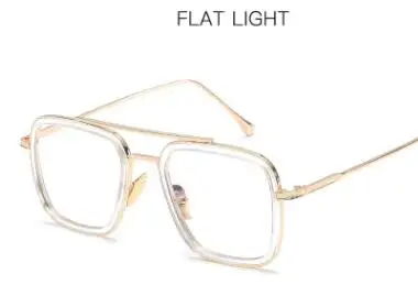 Солнцезащитные очки мужские и женские, квадратные, в металлической оправе, в стиле ретро