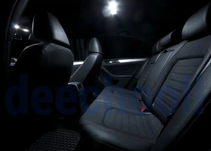 Чисто белая Светодиодный ная лампа без ошибок для салона карты купольсветильник