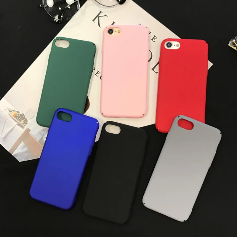 Простой Универсальный матовый однотонный Чехол для мобильного телефона iPhone X XS XR