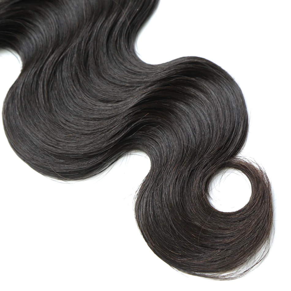 Luvin onecthair 40 дюймов перуанские Виргинские волнистые человеческие волосы пучок s с