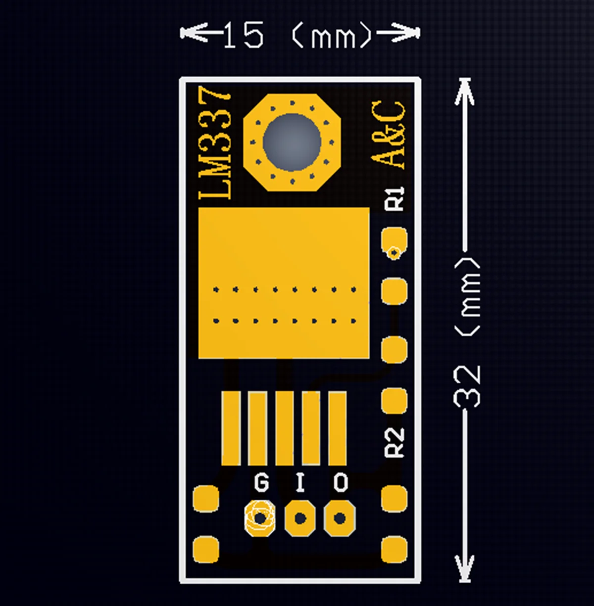 Преобразователь LT3015 -LM337/преобразователь модуля питания