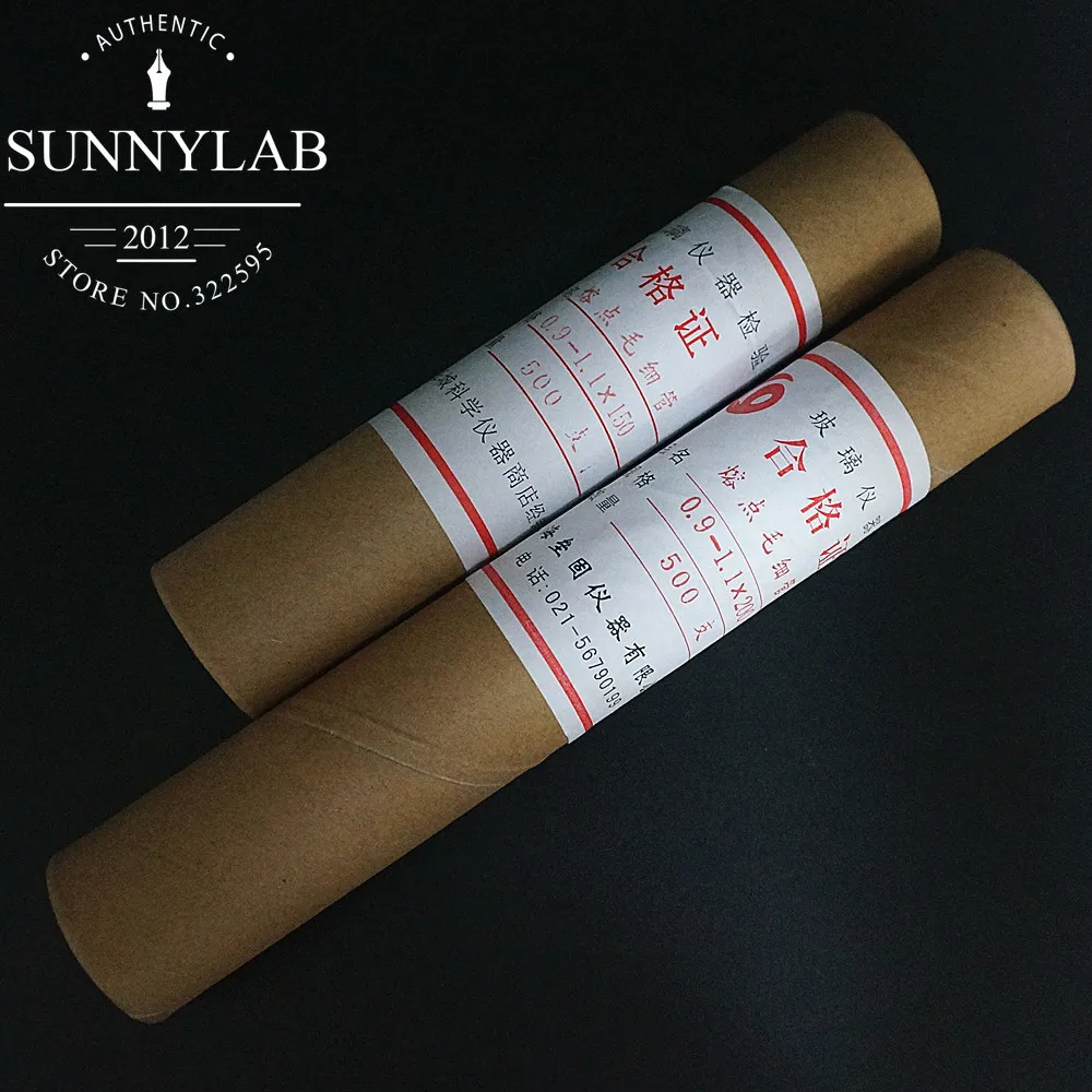 500 шт./лот капиллярные стеклянные точки плавления с двусторонним открытием