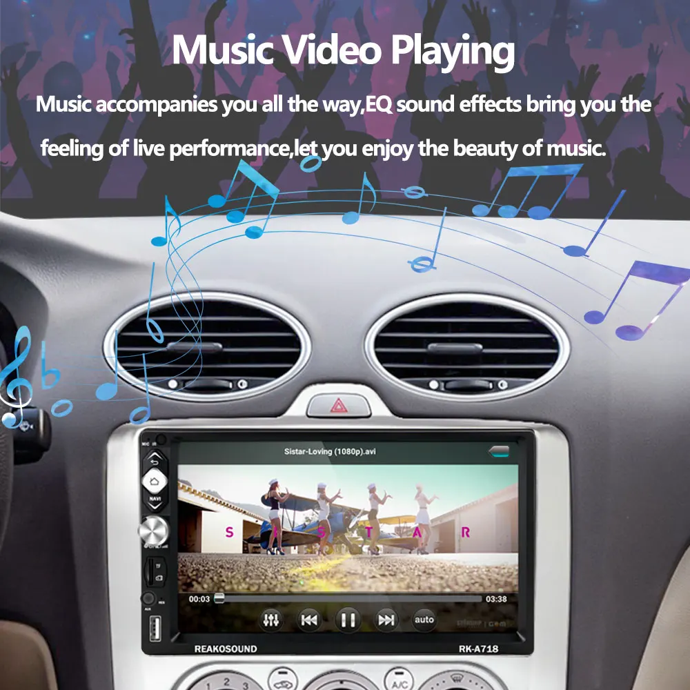 LeeKooLuu 2din Andriod автомобильный мультимедийный плеер gps Wifi MirrorLink 2 Din 7 ''Авторадио кассета рекордер Стерео FM аудио радио