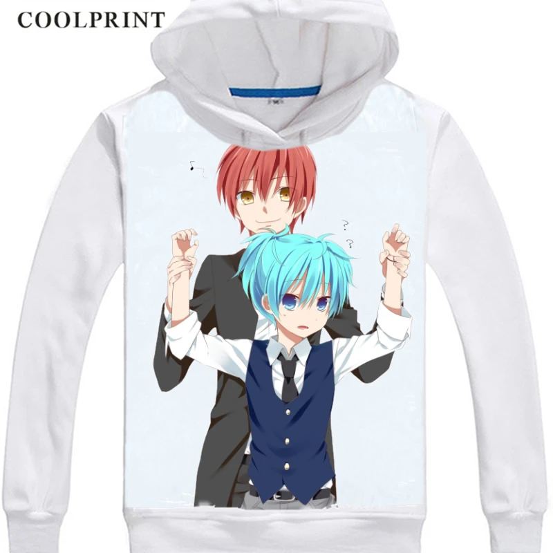 Ansatsu Kyoushitsu Shiota Nagisa Akabane Karma Аниме Косплей пользовательский пуловер свитшот с