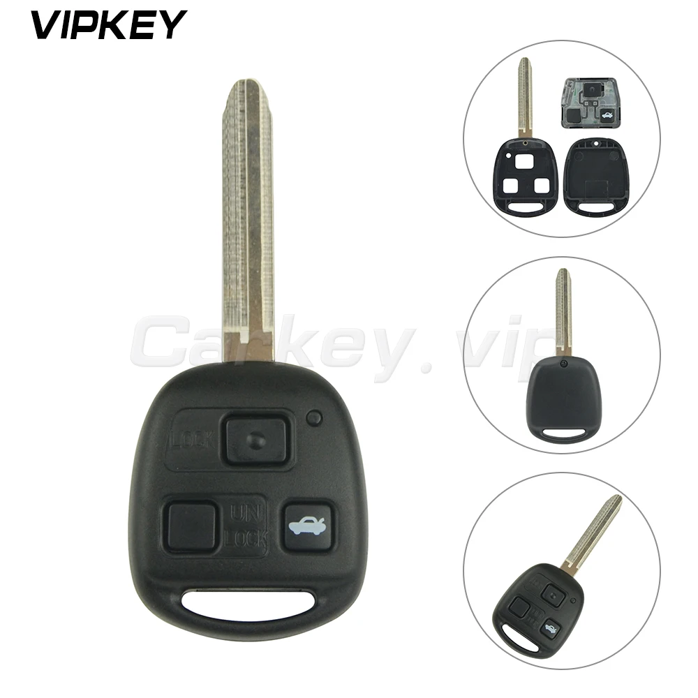 Denso( not Valeo) Remotekey For RAV4 Prado Tarago 2003-2009 4C or 4D67 Chip key 315mhz 3 Button Remote Key Toy43 Blade
Denso( not Valeo) Remotekey For RAV4 Prado Tarago 2003-2009 4C or 4D67 Chip key 315mhz 3 Button Remote Key Toy43 Blade