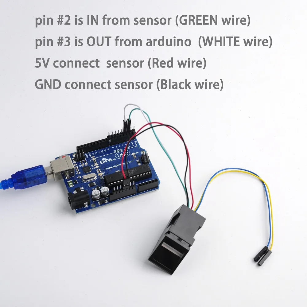 RCmall оптический считыватель отпечатков пальцев сенсор модуль для Arduino Mega2560 UNO R3 51 AVR STM32 красный светильник O40 DC 3,8-7 в FZ2904