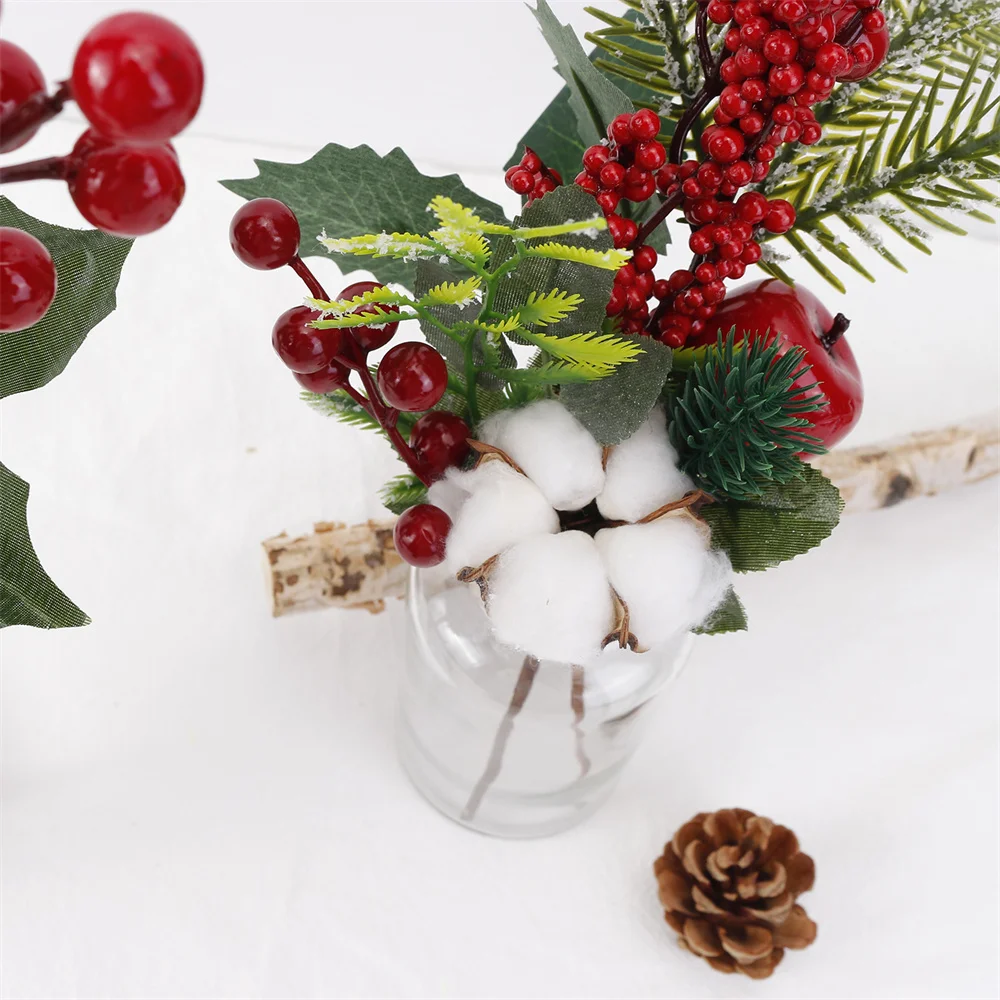 1 шт. искусственные рождественские букеты из пенопласта Рождественский