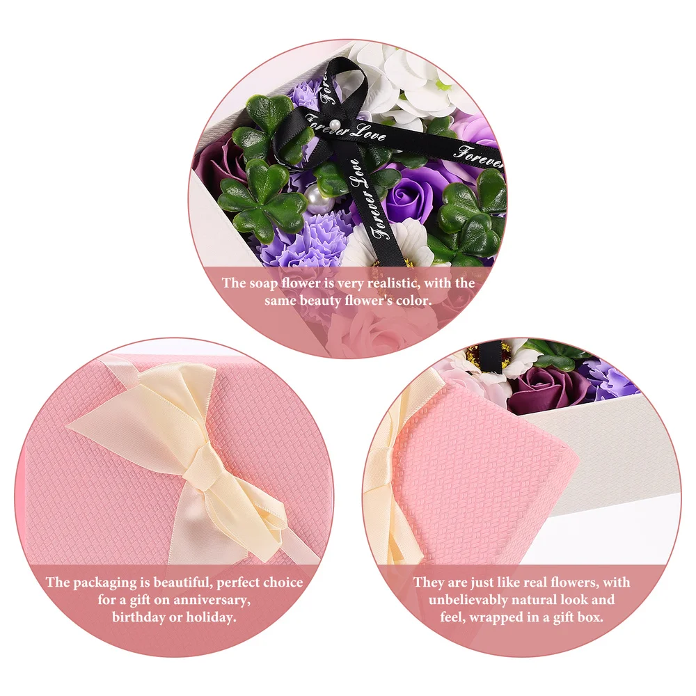 

1pc Beautiful Floral Scented Flower Artificial Flowers Gift for Anniversary