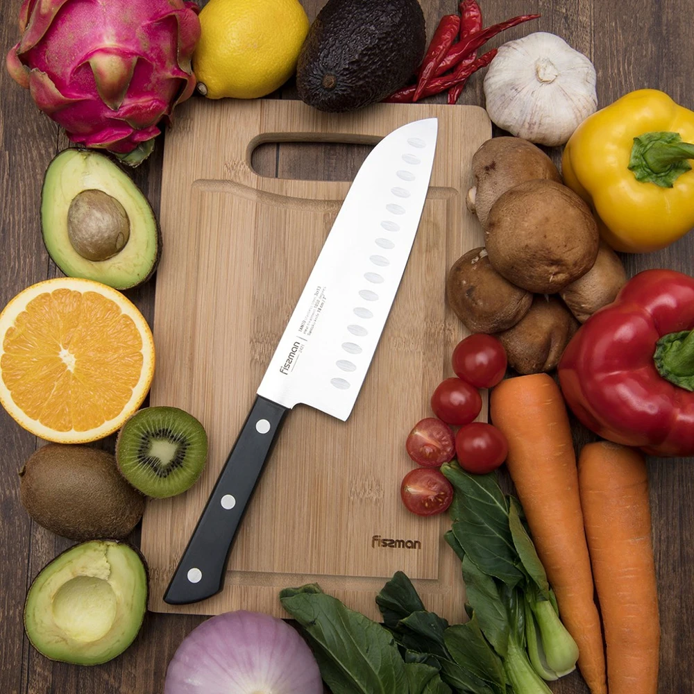 Кухонный нож Сантоку TANTO FISSMAN 18см | Дом и сад