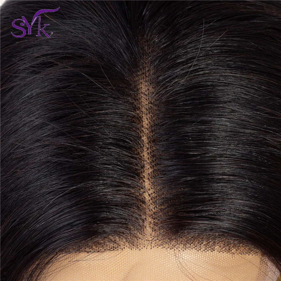 SYK/короткий парик из синтетических волос волосы на шнурке прямые 4*4