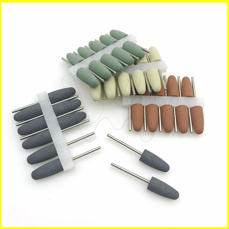 80pcs Dental Silicon Polishers Resin Base Crylic Polishing Burs 2.35mm Supplies | Красота и здоровье