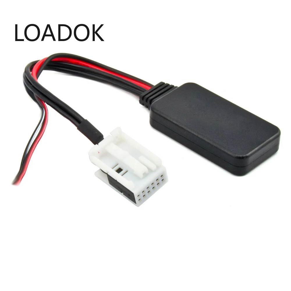 Автомобильный радиоприемник 12pin Plug Bluetooth 5 0 Aux адаптер беспроводной аудио кабель