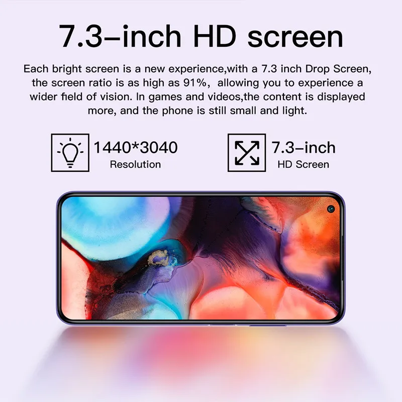 2022 smartphone m11 ultra 7 3 inch dual card unlocked 5g android cell phone 16gb 512gb 48mp camera 6800mah battry smartphones free global shipping