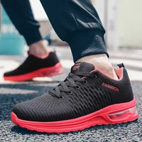 2021 hot sale unisex air cushion mesh breathable couple running shoes spring autumn walking shoes mens and womens sports shoes