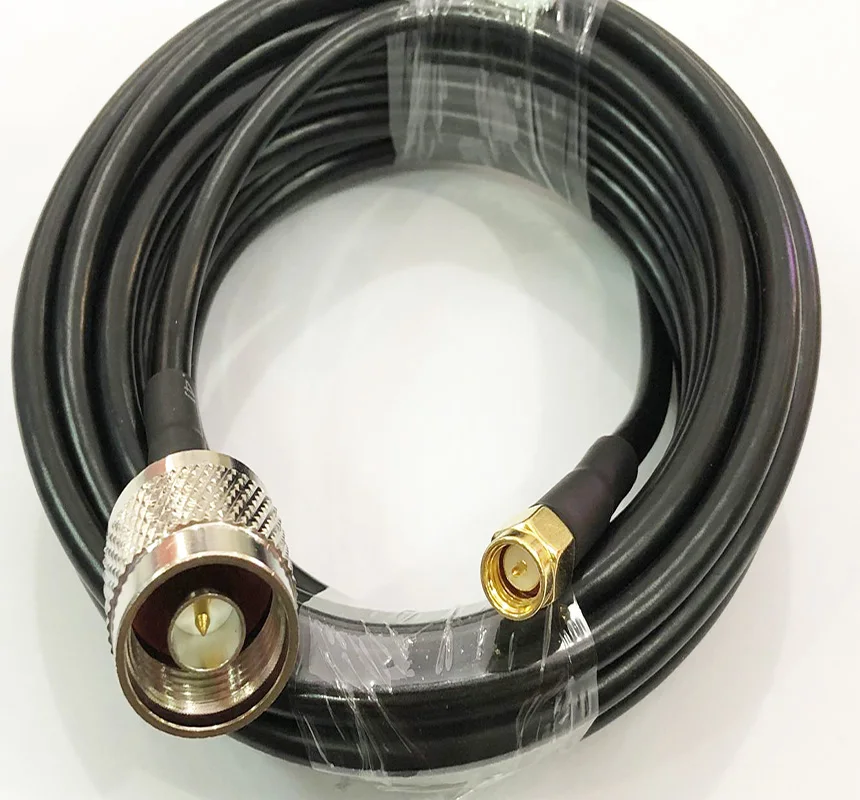 Коаксиальный кабель 2 м 5 10 RG58 разъем SMA папа RF адаптер 50 3 Ом 15/20/30/50 м|cable 5m|sma male