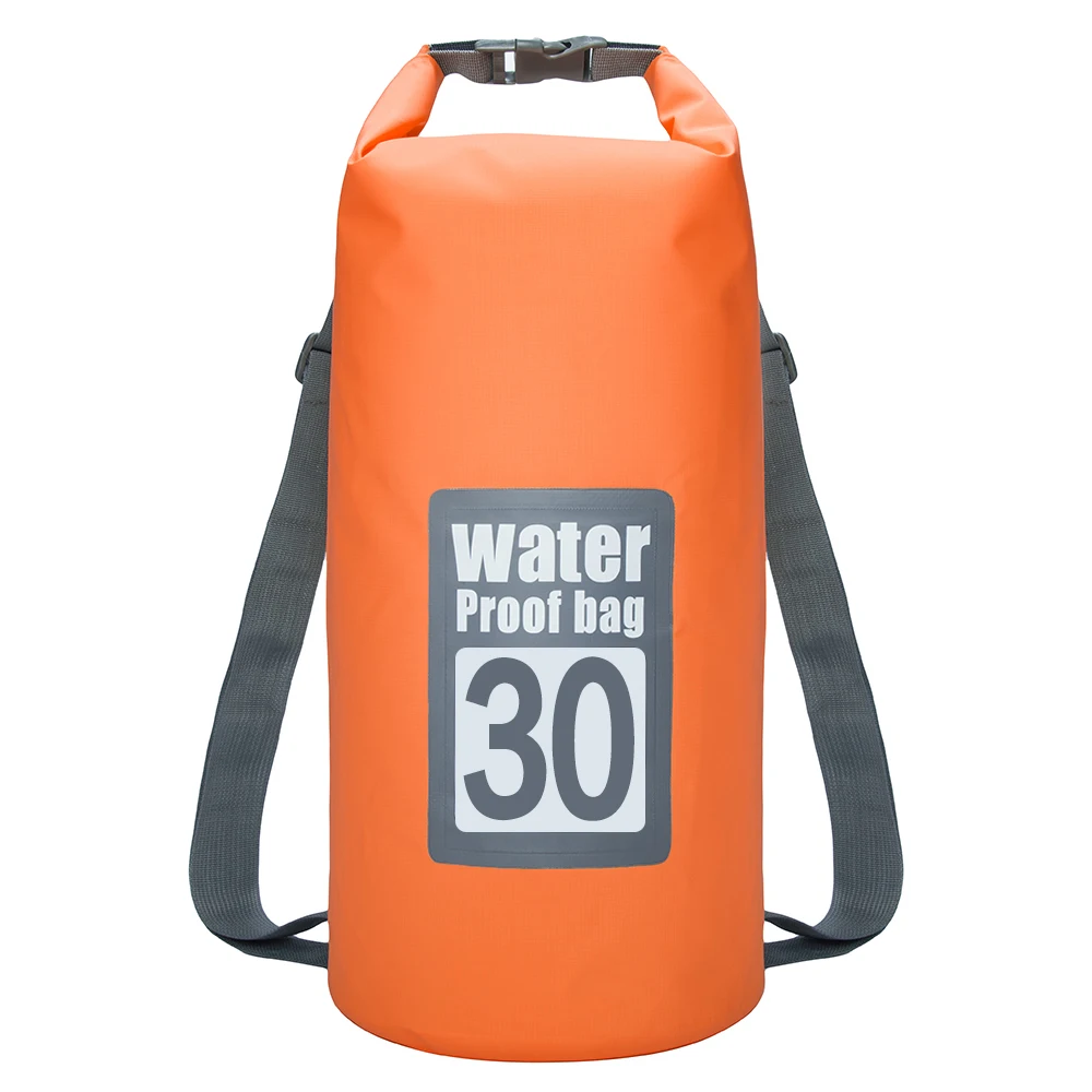 30L Waterproof Swimming Bag Storage Dry Sack Bag For Canoe Kayak Rafting Outdoor Sport Swimming Bags Travel Kit Backpack