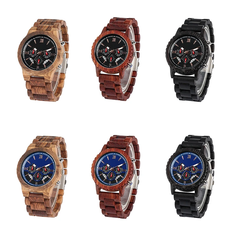 Деревянные часы с ремешком из натурального дерева чехол календарем деревянные