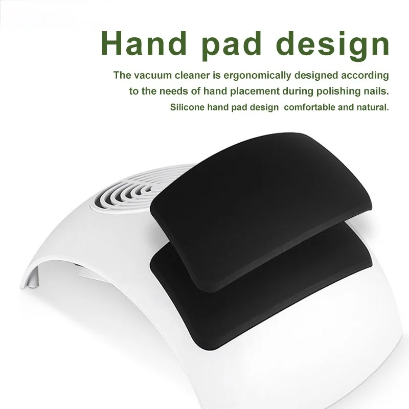 

New Powerful Nail Dust Suction Collector Vacuum Cleaner Professional manicure machine with 2 Dust Bag Nail Art Salon Equipment