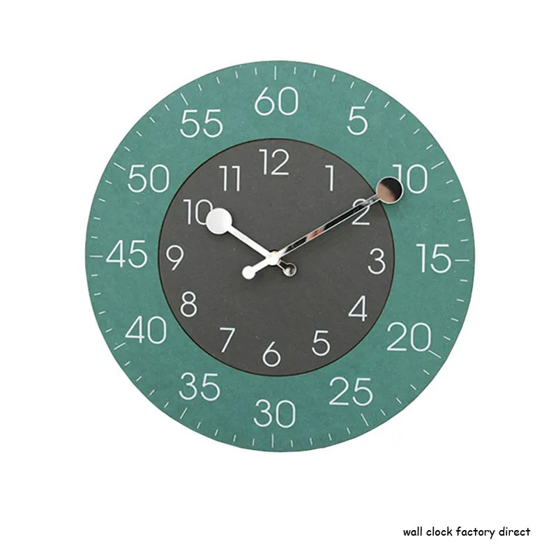 

Экологичные винтажные настенные часы с изображением доски FORESCOLOR, ретро, Деревенское дерево, европейский домашний декор, арабские цифры, циферблат, часы, легко вешать