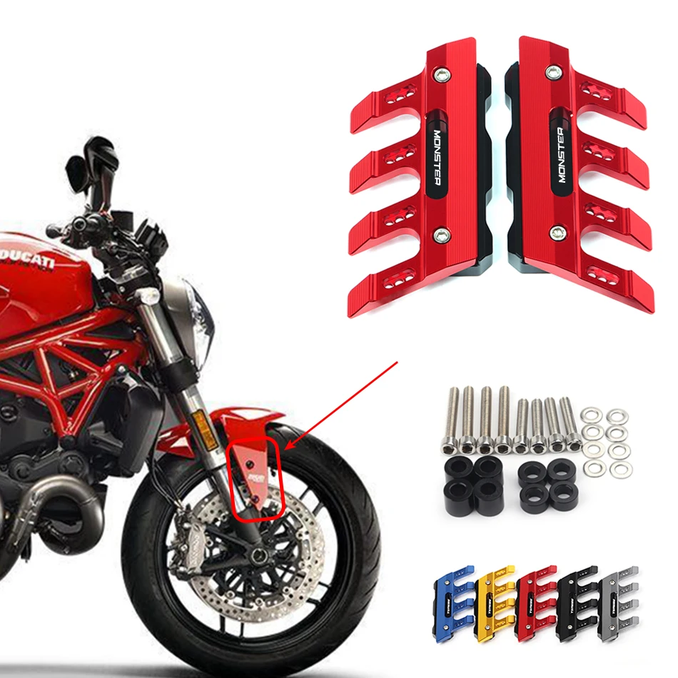 Аксессуары для Ducati Monster M400 M600 M620 M750 796 696 620 750 CNC брызговик боковая защита передний