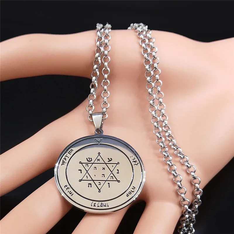 Мужское ожерелье из нержавеющей стали талисман для приобретения славы награды