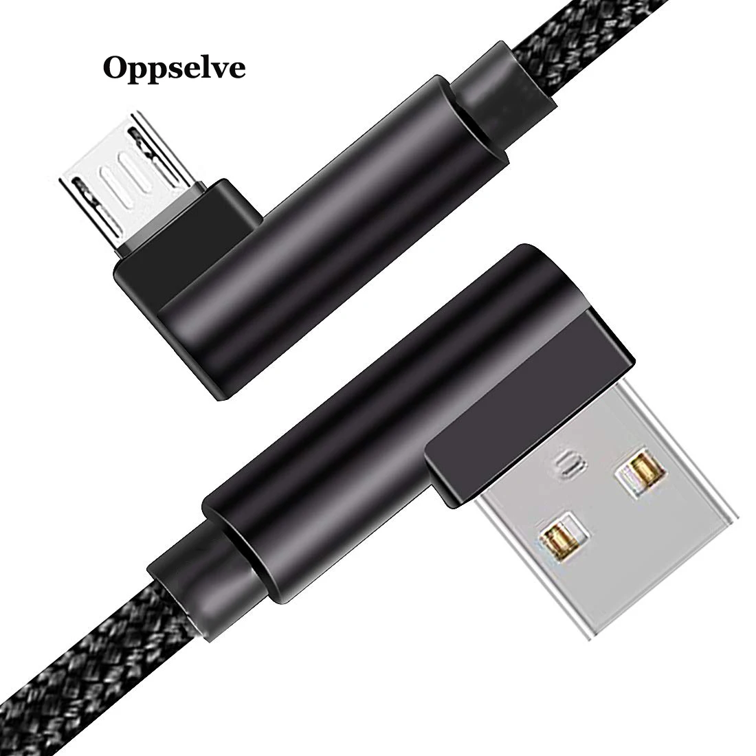 1 м 2 микро USB кабель быстрое зарядное устройство шнур 90 градусов локоть нейлон